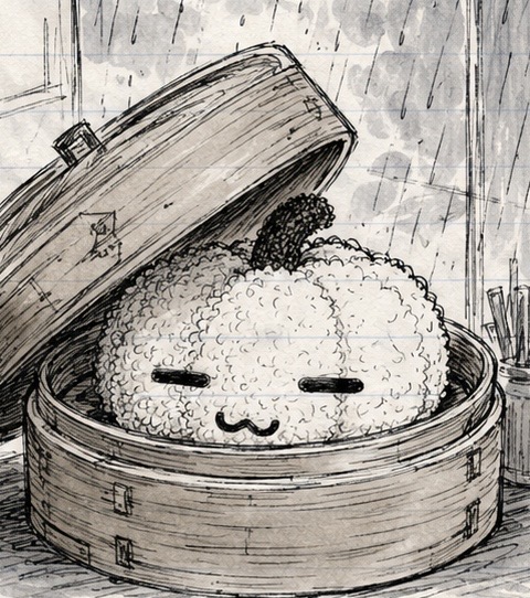 蒜蒜的小漫画：头顶小瓜蒂，露出软乎乎的笑脸